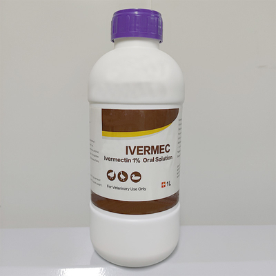 Ivermectin 1% larutan oral Obat / Obat Veterinary 1000ml Untuk Hewan