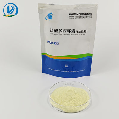 C22h24n2o8.HCl Antibiotik Larut Air Kuning Kristal Doxycycline Hyclate Powder