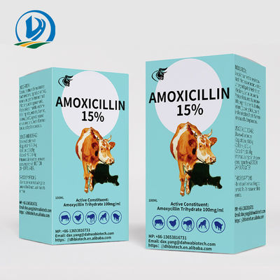 Obat Suntik Hewan Injeksi Amoksisilin 15% 50ml 100ml Untuk Anjing Ternak Kucing Domba