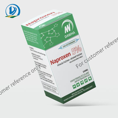 GMP CAS 22204-53-1 Obat Antiparasit Hewan DL Naproxen 10% Sterold untuk Ternak dan Hewan Peliharaan