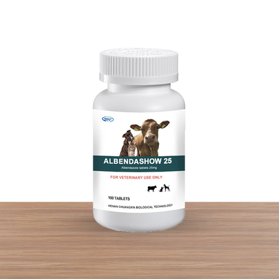25mg Albendazole Veterinary Bolus Tablet Anthelmintik Sintetis