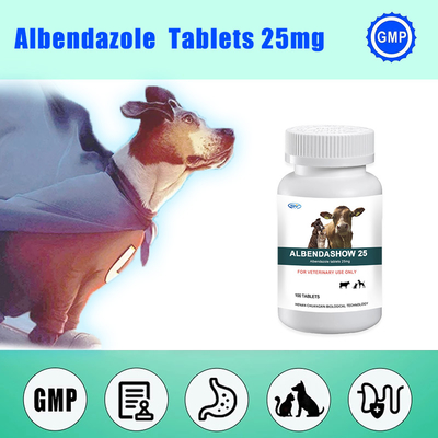 25mg Albendazole Veterinary Bolus Tablet Anthelmintik Sintetis