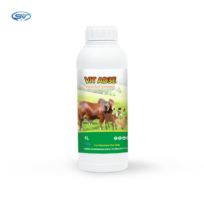 Obat Larutan Oral Vitamin AD3E Larutan Oral Untuk Kuda, Sapi, Domba, Kambing, Babi, Anjing, Kucing, Rabi