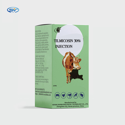 Obat Suntik Hewan Ternak Tilmicosin Phosphate Injeksi Tilmicosin Subkutan 30% CAS108050-54-0
